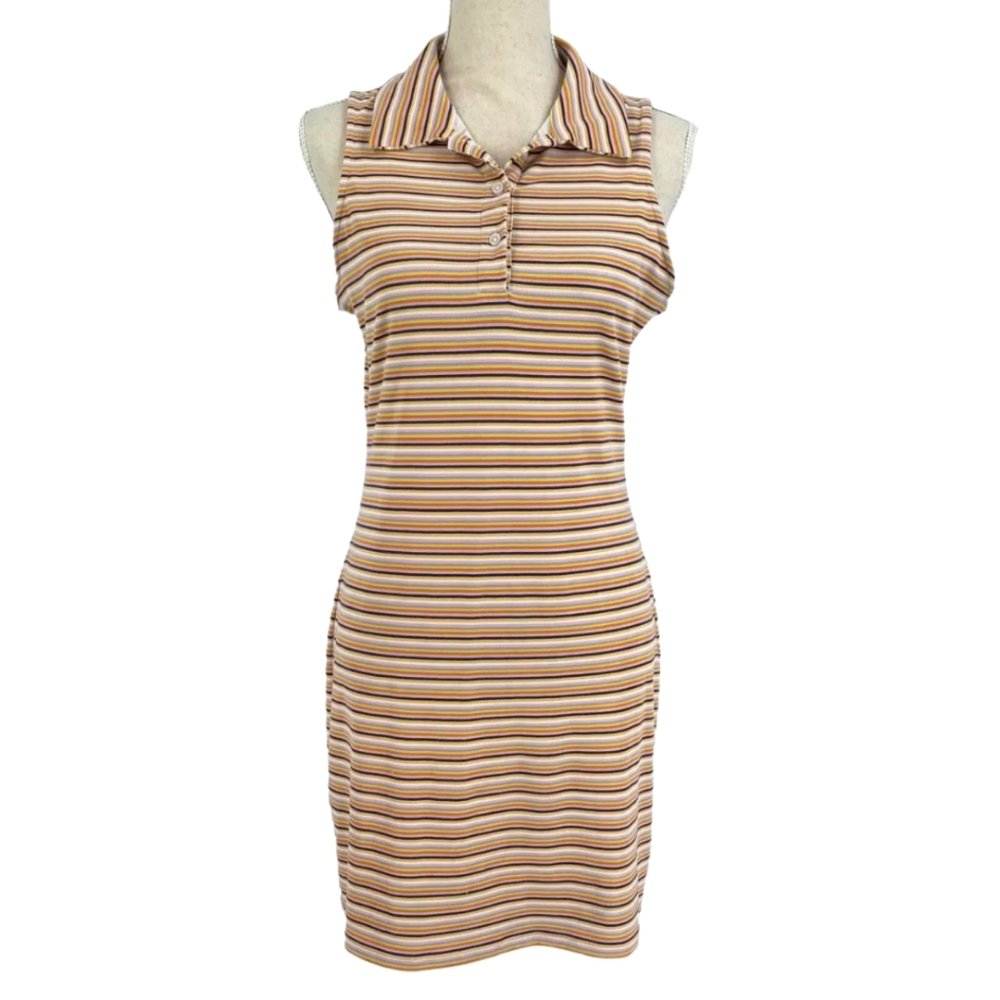 Sonoma Goods For Life Juniors Collard Stripe Dress